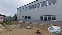 монтаж ленточных окон в ангаре фото